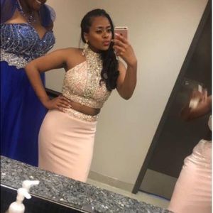 Dave and Johnny Prom Dress with custom corset